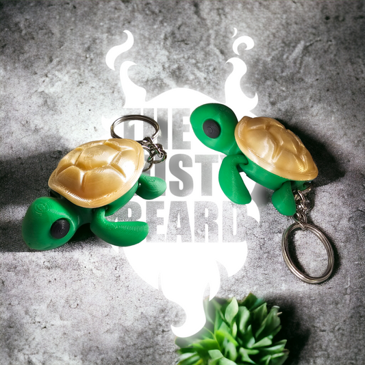 Flexi Turtle Keychain