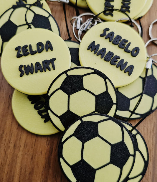 Personalized Soccer Keychain