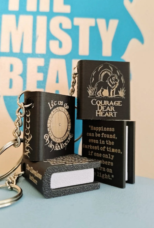 Custom Book Keychain